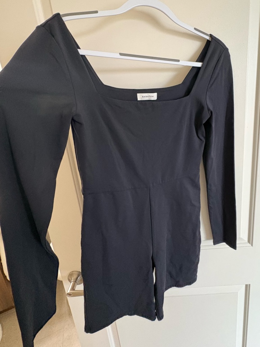 Aritizia/Babaton Black Long Sleeve Romper
